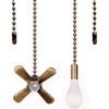 Ceiling Fan Pull Chain Compatible with Hunter Ceiling Fans, 13.6