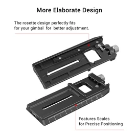 SMALLRIG Camera Quick Release Plate Adapter for Arca-Swiss for DJI RS 2 / RSC 2 / RS 3 / RS 3 Pro/Ronin-S/RS 4 / RS 4 Pro Gimbal - 3061