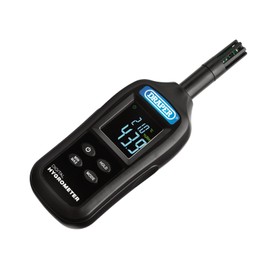 Draper 12444 Handheld Digital Hygrometer - Humidity and Temperature Meter, 0-100% RH and -20 to +70℃