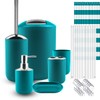 Nestl Bathroom Set - Teal Bathroom Accessories Set, 20PC Bathroom