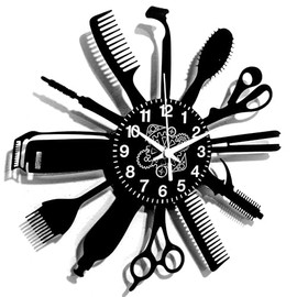 Instant Karma Clocks | Wall Clock | Hairdresser | Barber Shop | Beauty Salon | Hairstyles | Hair Salon | Gift for Business