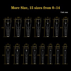 BNG Dual Nail Forms For Gel Builder 150 Pcs 15 Size Dual Forms Upgraded Style, Professional Polymer Gel Nails Extension Mold Full Cover Acrylic Nail Molds Quick Building, Pink Long