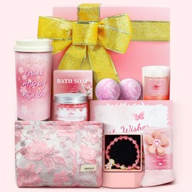 Gift Baskets for Women, Birthday Gift for Women Her Friend Sister Wife Coworker Graduate Teacher, Bath Sets for Woman Gift, Valentines Day Gifts for Her, Mothers Day Gifts for Mom