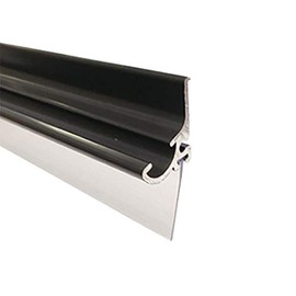 Gordon Glass® Oil Rubbed Bronze Framed Shower Door Replacement Drip Rail with Vinyl Sweep and Pre-applied Mounting Tape, 30 inch Long, Stop Shower Leaks