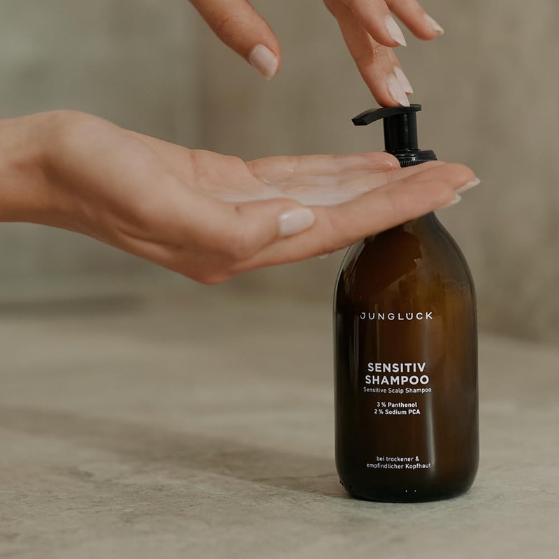 JUNGLÜCK Sensitive Shampoo | Fragrance Neutral Shampoo for Sensitive Scalp