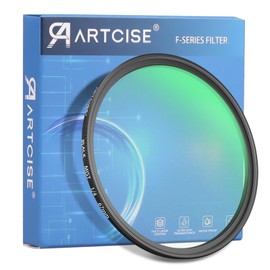 ARTCISE 1/4 Black Mist Filter 43mm Multi-Layer Nano Coating Ultra Thin Aluminum Frame for Portrait Shooting, Soft Effect Filter, Vintage Atmosphere, Cinematic (43mm)