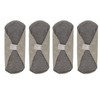 4PCS Washable Feminine Pads Gray Graphene Leakproof Breathable Reusable Sanitary