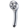 SANEI PS313-81XA-C Rainy Metallic Shower Head, Hand Stop, 50% Water