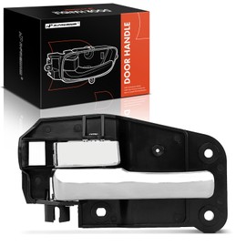 A-Premium Front Left Driver Side Interior Door Handle Compatible with Lincoln LS 2000 2001 2002, Black Housing with Chrome Lever, Replace# YW4Z-5421819-AA, YW4Z5421819AA