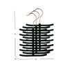 Home Basics 3-Pack Non-Slip Velvet Tie Hanger Organizer Rack 360°