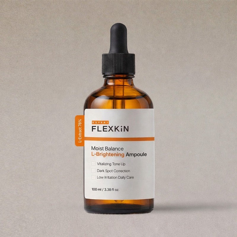 Flexkin Ampoule Moist Balance L-Brightening Whitening Ampoule 100ml+Starter Kit /