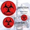Biohazard Stickers Waterproof Biohazard Warning Hazard Labels - Universal Biohazard