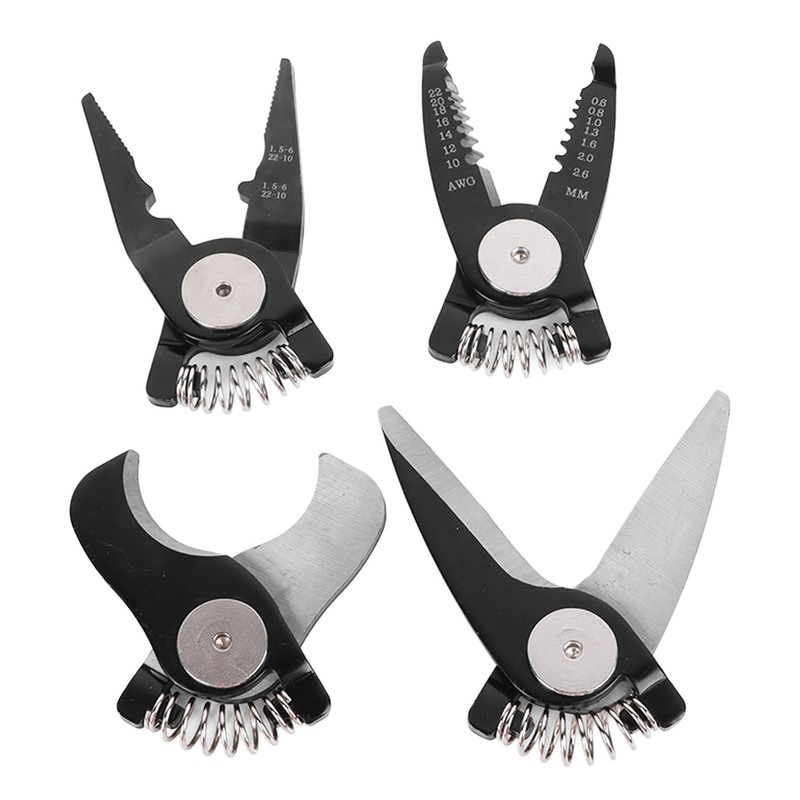 5 in 1 Pliers Set Steel Multifunctional Interchangeable Head Pliers