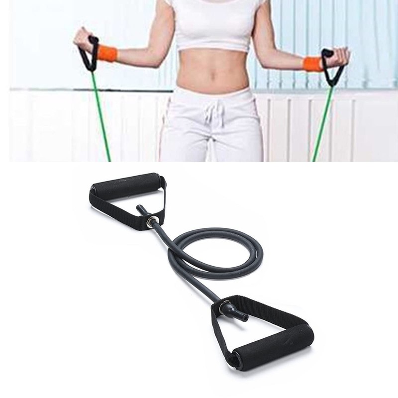 Fitness Elastic Puller Rope, 30 lb TPE Straight Tension Rope
