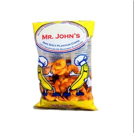 MR. JOHN'S Ripe Spicy Plantain Chips - Chewy & Crunchy - Gluten Free, Natural Ingredients & MSG Free (150gm, 5 Pack)