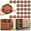 shouwuhho 24 Pack Furniture Risers Adjustable Bed Risers Heavy Duty
