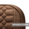 MODZ® RC Custom Golf Cart Rear Seat Covers - Brown