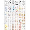 Unbranded 30pc Small Body Tattoo Cartoons Elephant STICKERS waterproof and