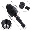 Keyless Drill Chuck Bit 1/4 Inch Hex Shank, Fast Change