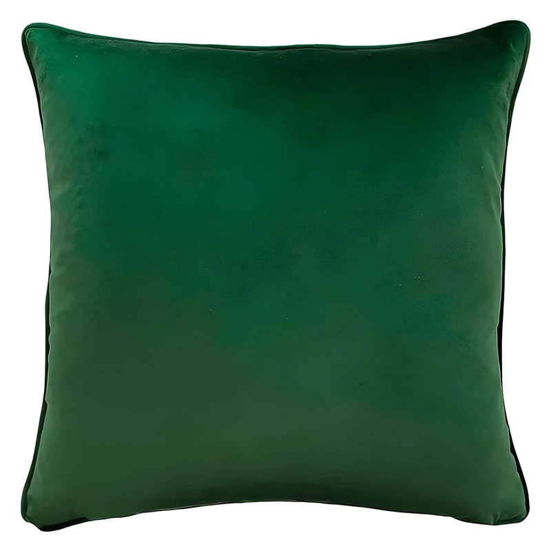 Evans Lichfield Festive Robin Cushion Cover, Bottle Green, 43 x