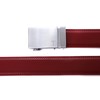 Tonywell Red Belt, Dress Belts for Men, Adjustable Leather Ratchet