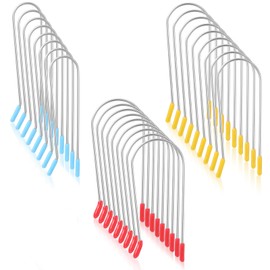 Nogeqi 24pcs Hot Roller Clips,Hot Curler Clips Replacement Kit,Replacement Hot Roller Clips for Heated Rollers,Hot Curlers Cilp Fits All Sized Rollers Curlers(¾", 1", 1¼")