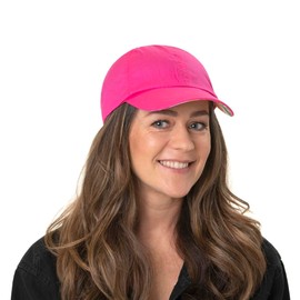 Lipodo Unisex Flower Cap with Bow for Men and Women, One Size (Approx. 55-58 cm), Made of 100% Cotton, Size Adjustable with Bow, Plain Baseball Cap, Spring/Summer, White, Unit size