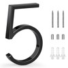 GeeRic Floating House Numbers 5 Inch Address Numbers Zinc Alloy