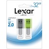 Lexar 2607204 32GB S50 JUMPDR USB 2.0 2-Pack