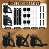 MorningRo 3 Pcs European Mount Skull Hanger Adjustable Deer Skull
