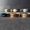 Stainless Steel Moon Stars Spinner Rings, Fidget Rings, - Style: