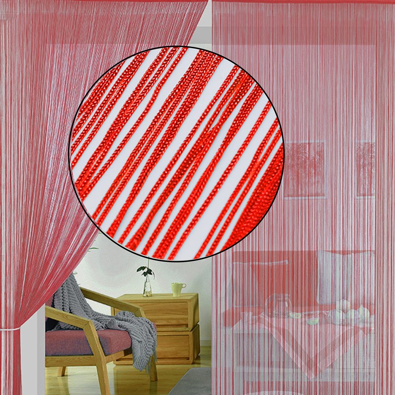 HSYLYM String Door Curtain Window Decoration Room Divider Decoration Single