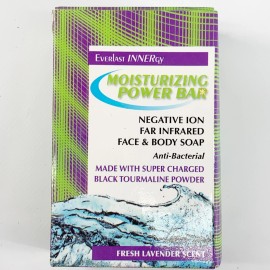 Everlast INNERgy Soap NEGATIVE ION Moisturizing Power Bar Tourmaline Face Body