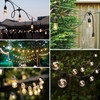 BLIKA String Light Hanging Kits, 170FT Coated Stainless Steel 304