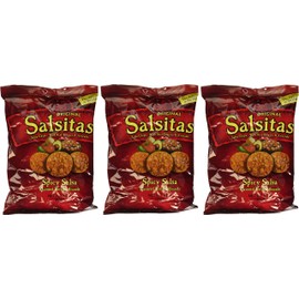 Salsitas Spicy Salsa Chips 3oz Bags (Pack of 3)