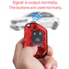 Kirsnda for Jeep Key fob Cover with Keychain,Soft TPU Key