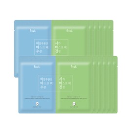 Pretty [50 sheets included] Dual mask pack 25+25 (hyaluronic acid moisture 25 sheets + cica soothing mask 25 sheets) / 프레티 [50매구성] 듀얼마스크팩 25+25 (히알루론산 수분25매+시카 진정마스크25매)