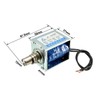 uxcell Pull Push Type Linear Motion Solenoid Electromagnet,JF-1050B DC12V 360mA