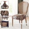 SearchI Stretch Dining Chair Seat Covers Set of 8, Soft