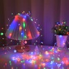Battery Operated & USB Fairy Lights with Remote,10FT 200LED Cluster