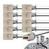 G9 Socket,Ceramic G9 Bulb Lamp Holder,G9 Bi-Pin Light Socket with