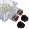 4VWIN IP68 Waterproof Junction Box 3-Way Outdoor Cable Connector for