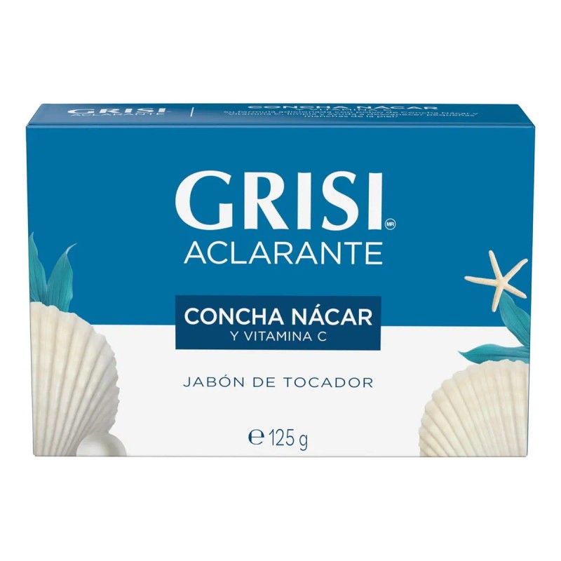 Crema Corporal Concha Nácar Grisi 400ml + 3 Jabón 125g