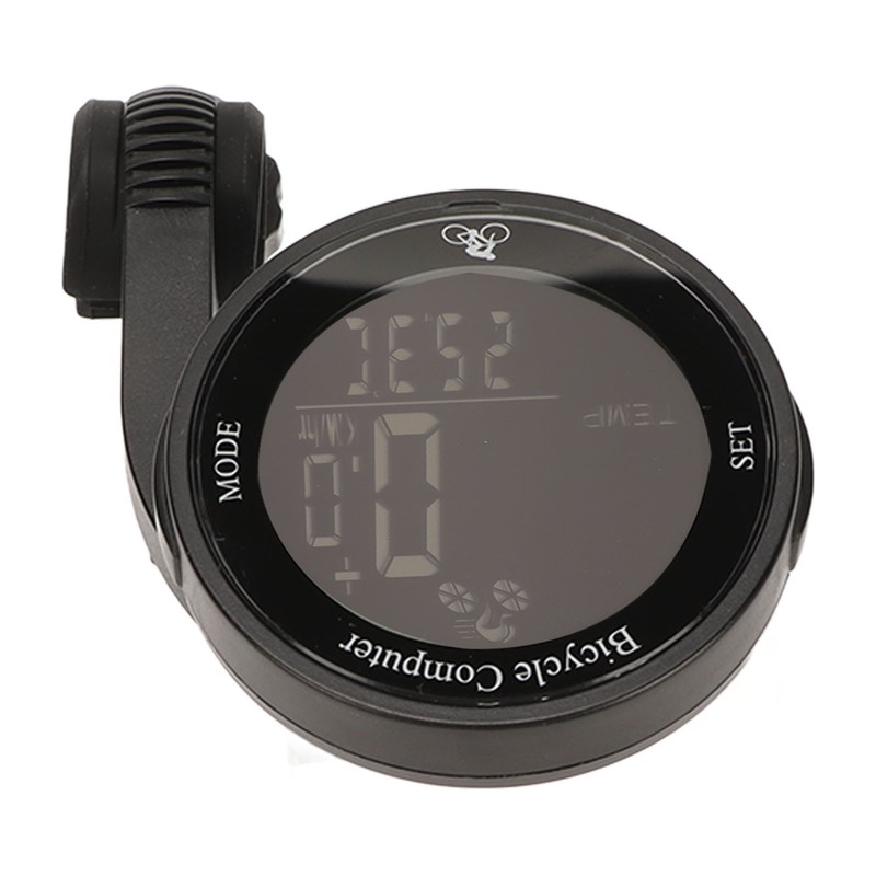 Bike Computer Speedometer Thermometer Clock Large Screen Clear Handwriting Waterproof