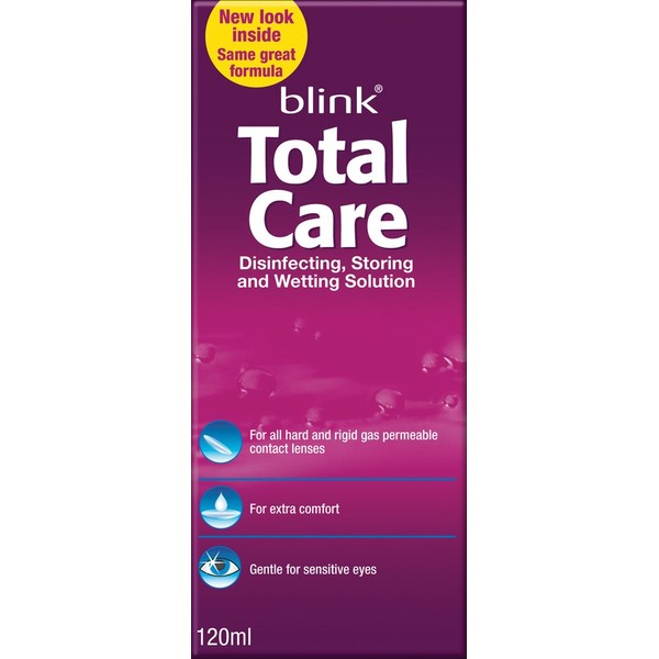 Total Care Care Products-Gas Permeable & Hard Lens Disinfecting & Wetting Solution 120Ml