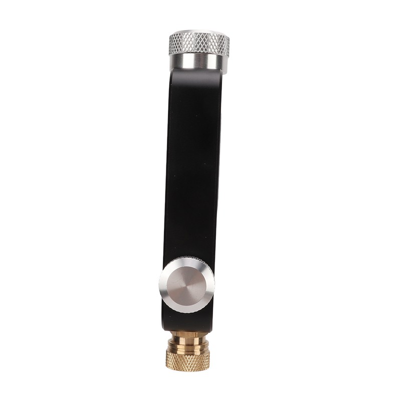 Aluminium Alloy Diving Oxygen Cylinder Refill Adapter Black Anti Rust