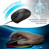 SUNYIWJIE 60 PCS Black Wired USB Computer Mouse Bulk 1000