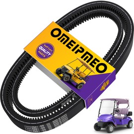EZGO Clutch Drive Belt & Starter Generator Belt Kit for 1994-UP EZGO TXT Medalist 4 Cycle Gas Golf Cart, Golf Cart Drive Belt and Starter Belt Replace OEM# 72054G01 72024G01 72025G01 26414G01 630587