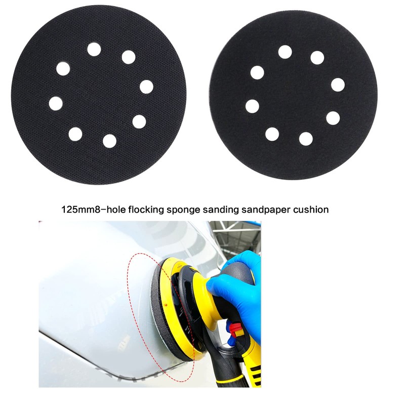 eMagTech 2PCS 125mm Soft Sponge Interface Pad Sanding Pad 8