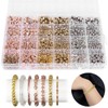1500Pcs Crystal Beads for Bracelet Making kit 8 Styles for Jewelry Making Bracelet Necklace Phone Lanyard DIY Crafts